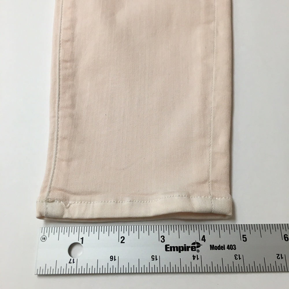 NEW Mavi Jeans 27 Pink Adriana Ankle Mid Rise Super Skinny Stretch Denim - Picture 10 of 15